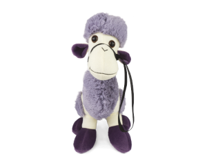 pelluche chameau violet